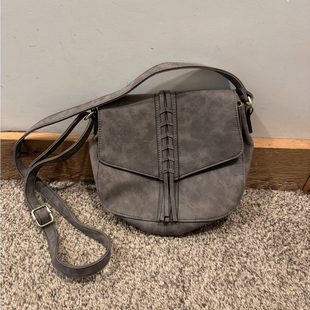 a.n.a Charcoal Crossbody Bag